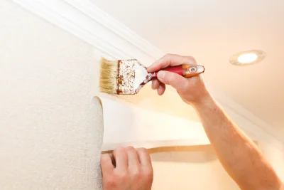 Pose de papier peint à Yvrencheux — revêtements muraux et toiles de verre